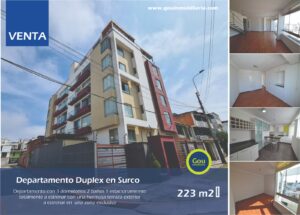 Venta de Departamento Dúplex en Surco